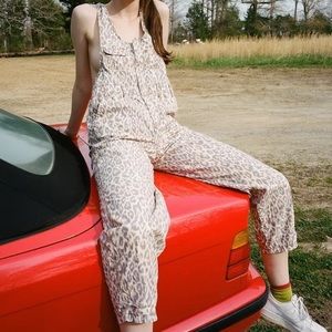 Urban Outfitters NWT Leopard Overalls